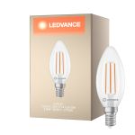 Ledvance Classic LED E14 Bougie Filament Claire 3.8W 806lm - 827 Blanc Très Chaud | Équivalent 60W