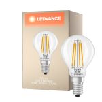 Ledvance Classic LED E14 Poire Filament Claire 2.5W 470lm - 827 Blanc Très Chaud | Dimmable - Équivalent 40W