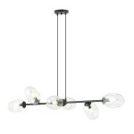 Emibig Suspension Luminaire Pandora Acier Noir | Convient pour 6x E14 - Max 10W