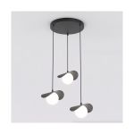 Emibig Suspension Luminaire Ritual Acier Noir | Convient pour 3x G9 - Max 8W