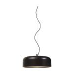 It's about RoMi Suspension Luminaire Marseille Fer Noir | Convient pour 1x E27 