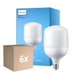 Lot 6x Philips CorePro LED E27 Dépolie 40W 4300lm - 830 Blanc Chaud | Équivalent 200W