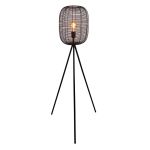 Eglo Lampadaires Salon Rinroe Acier Noir | Convient pour E27