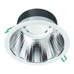 Philips Downlight LED Coreline DN142B Aluminium Blanc 19.2W 2300lm 60D - 840 Blanc Froid | Diamètre 200mm - IP54 - UGR<19