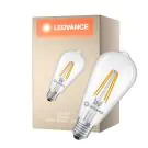 Ledvance Classic LED Edison E27 Poire Filament Claire 3.8W 806lm - 827 Blanc Tr&egrave;s Chaud | &Eacute;quivalent 60W