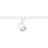 SLV Spot Sur Rail Enola C 3 Phases  Aluminium Whit Ronde 11W 1040lm 55D - 830 Blanc Chaud