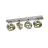 SLV Kalu Spot Aluminium Gris | Convient pour 4x GU10 (AR111) 