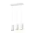 SLV Asto Aluminium Blanc | Convient pour 3x GU10
