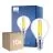 Lot 10x Philips MASTER LED E14 Boule Filament Claire 2.5W 340lm - 922-927 Dim To Warm | Meilleur Rendu Des Couleurs - Dimmable - Équivalent 25W