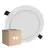 Lot 4x Ledvance Downlight Slim Alu Blanc 16W 1600lm 90D - 830 Blanc Chaud | Diamètre 175mm - IP44 