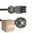 Lot 25x Noxion GST-Compatible Câble d’alimentation - Femelle + Schuko Europlug - Noir 5m - 3 pole 0.75mm2