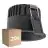 Lot 20x Ledvance Spot LED Foncélight Aluminium Noir 8W 680lm 36D - 930 Blanc Chaud | Diamètre 68mm - IP44 - Meilleur rendu des couleurs - Dimmable