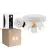 Lot 6x D'Lite Plafonnier Beitem Dépolie Blanc FSC Bois | Convient Pour 3x GU10