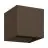 Eglo Applique Murale Calpi 3 Aluminium Rouille Up & Down 2.8W 420lm - 830 Blanc Chaud | IP54