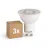 Lot 3x Sylvania RefLED ES50 Spot LED GU10 PAR16 230lm 36D - 830 Blanc Chaud | Équivalent 25W