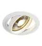 SLV New Tria 1 Spot Aluminium Blanc Rond | Diamètre 150mm - Convient pour 1x GU10 (AR111) 