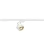 SLV Spot Sur Rail Kalu 3 Phases  Aluminium Blanc | Convient pour 1x GU10 (AR111) 