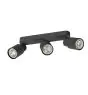 SLV Puri 2.0 Aluminium Spot Noir | Convient pour 3x GU10