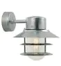 Nordlux Blokhus Applique Murale Acier et Verre Gris | IP54 - Convient pour E27