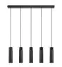 Nordlux Tilo Suspension Luminaire Métal Noir | Convient pour 5x GU10