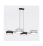 Emibig Suspension Luminaire Drumz Acier Noir | Convient pour 4x E14 - Max 10W