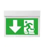 Noxion LED Panneau De Sortie De Secours | Wall/Monté Au Plafond | 3.5W 20lm | 30m Distance de visualisation - Éclairage De Secours 3 Heures - Incl. 4 Directions