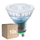 Lot 10x Philips Spot LED Master GU10 PAR16 2.1W 375lm 36D - 827 Blanc Très Chaud | Équivalent 50W