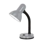 Eglo Lampe De Chevet Basic 1 Acier Argent | IP20 - Convient pour 1x E27 
