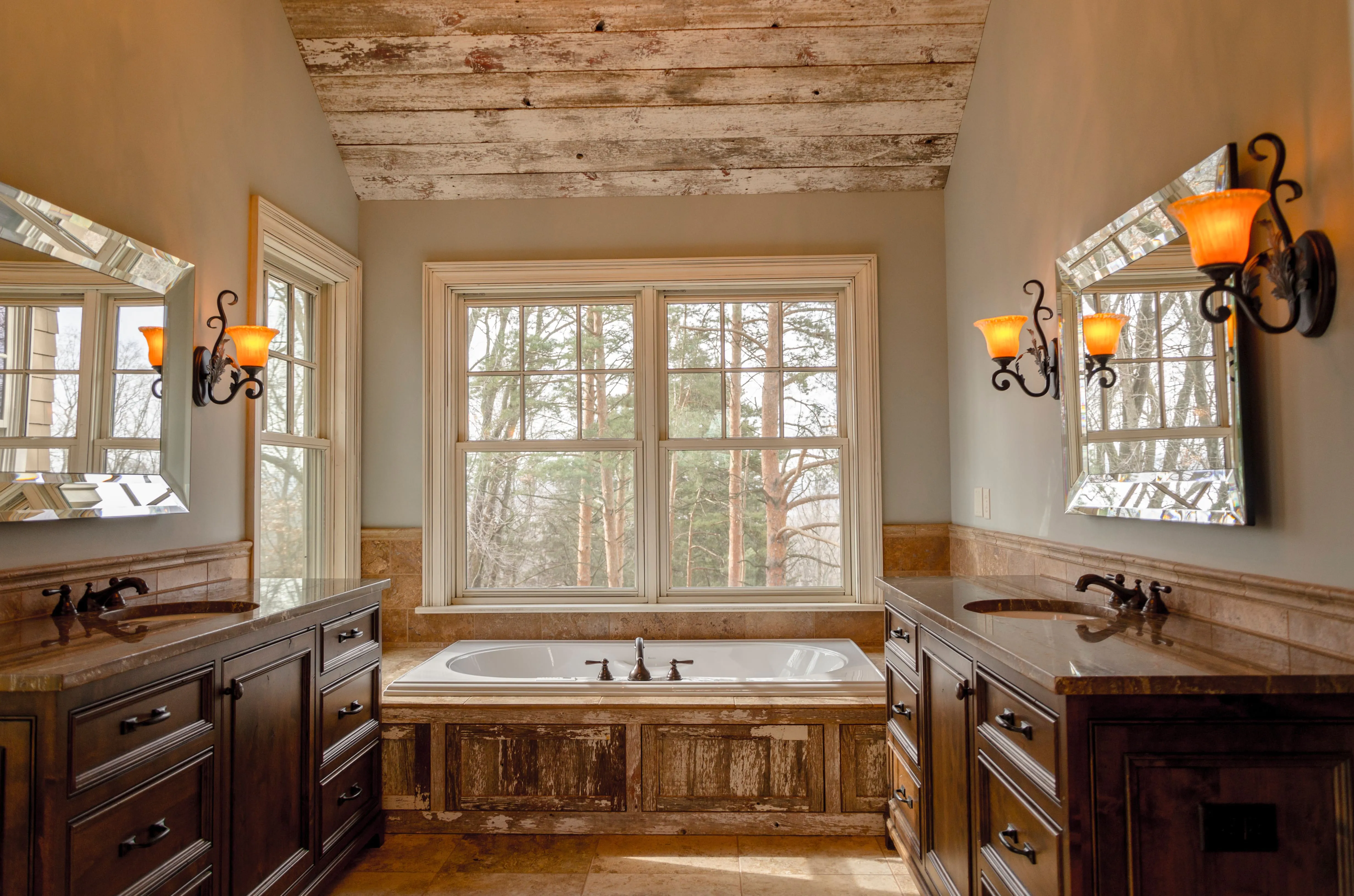 Salle de bain bois