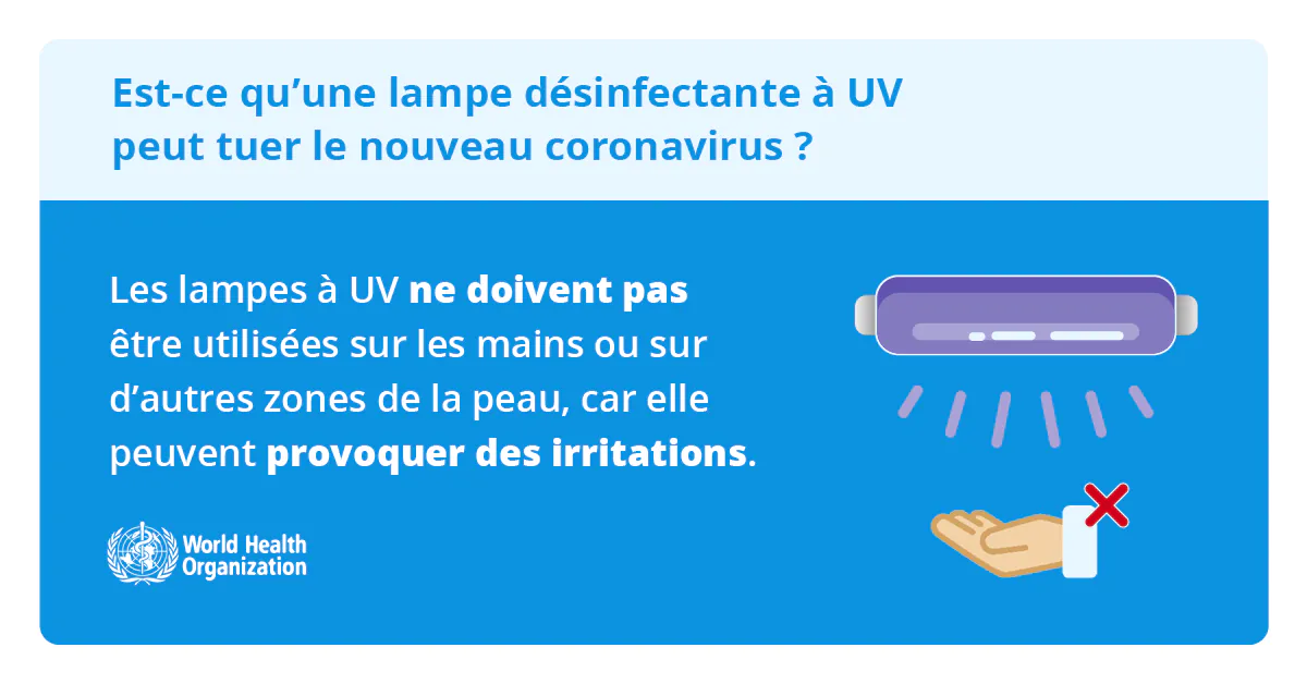lampe UV virus